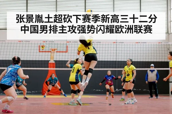 volleyball match action