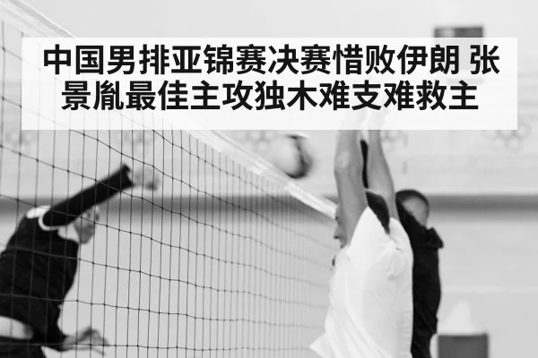 中国男排亚锦赛决赛惜败伊朗 张景胤最佳主攻独木难支难救主